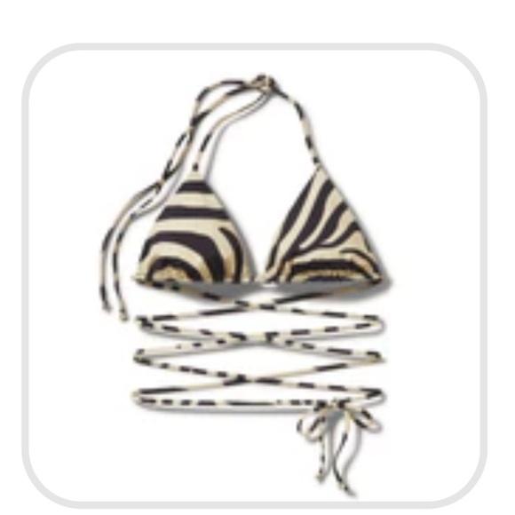 Inamorata las olas zebra bikini set - Picture 2 of 5
